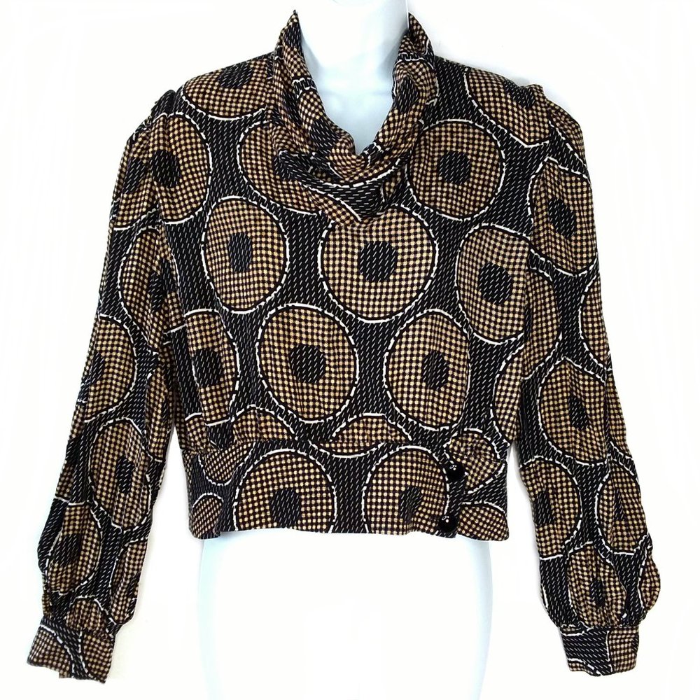 Vintage Julie Francis Silk Blouse Size 12